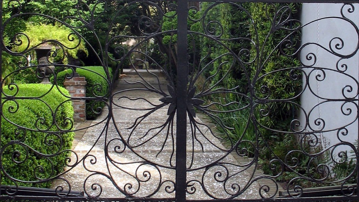 Custom iron fence cost in Fort Worth — welded ornamental iron fence panel